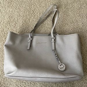 Grey Michael Kors Tote Bag